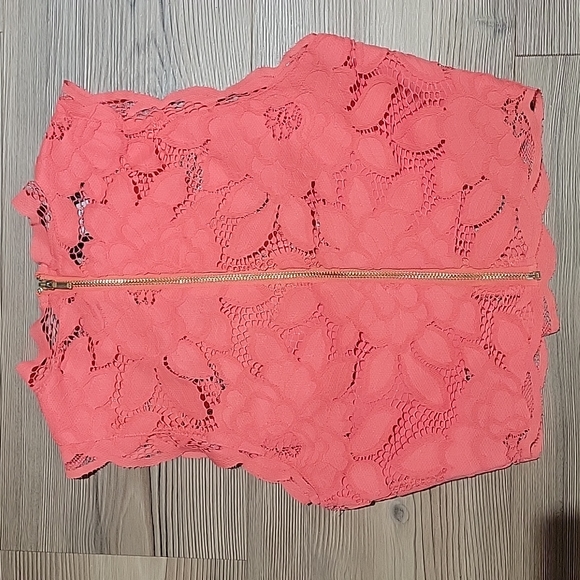 Bebe Lace Skirt & Top Coral - Picture 7 of 12